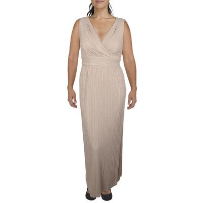 

Женское шифоновое блестящее вечернее платье R-M Richards BHFO 4864, Champagne