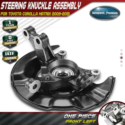Front LH Steering Knuckle & Wheel Hub Bearing Assembly for Toyota Corolla 09-13