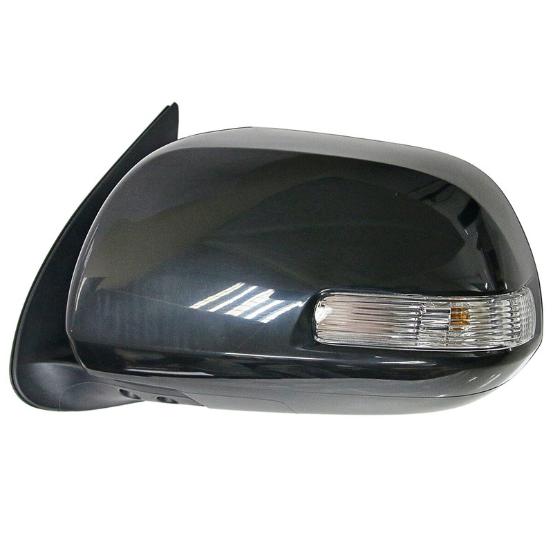 Left Black Electric Door Side Mirror 7 Pins For Hilux KUN25 KUN36 2011-14