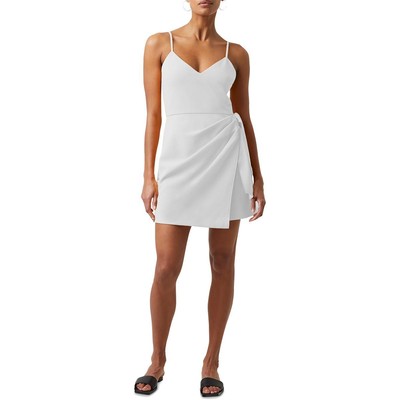 Короткое мини-платье French Connection Womens Whisper с белым галстуком сбоку, 6 BHFO 7286