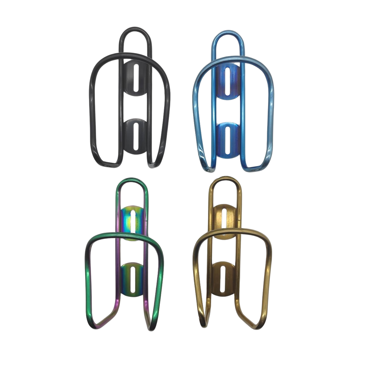 Black Blue Gold Titanium Ultra Light Water Bottle Cage With Free M5 Ti Bolts