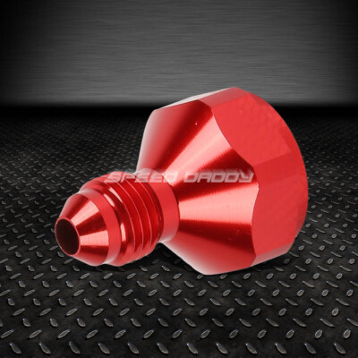 ПЕРЕХОДНИК ДЛЯ ФИТИНГА ШЛАНГА-РЕДУКТОРА ИЗ КРАСНОГО АЛЮМИНИЯ 6AN AN6 С РАЗЪЕМОМ ОТ РОЗЕТКИ К РАЗЪЕМУ 4AN AN4