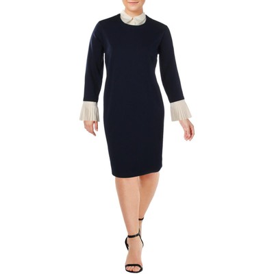 Женское офисное платье Stepania темно-синего цвета от Lauren Ralph Lauren для работы XS BHFO 4882