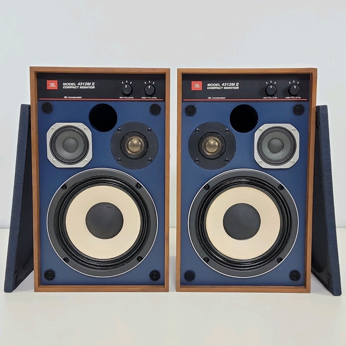 JBL 4312M Ⅱ 2 Compact 3 Way LoudSpeaker Speaker Set Blue | eBay
