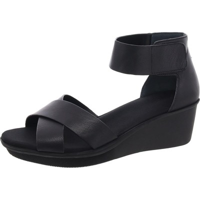 Naturalizer Womens Riviera Black Ankle Strap Shoes 9 Wide (C,D,W) BHFO 9501