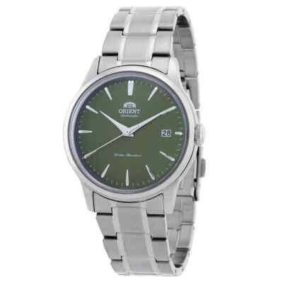 Часы Orient Bambino с автоматическим зеленым циферблатом RA-AC0M09E