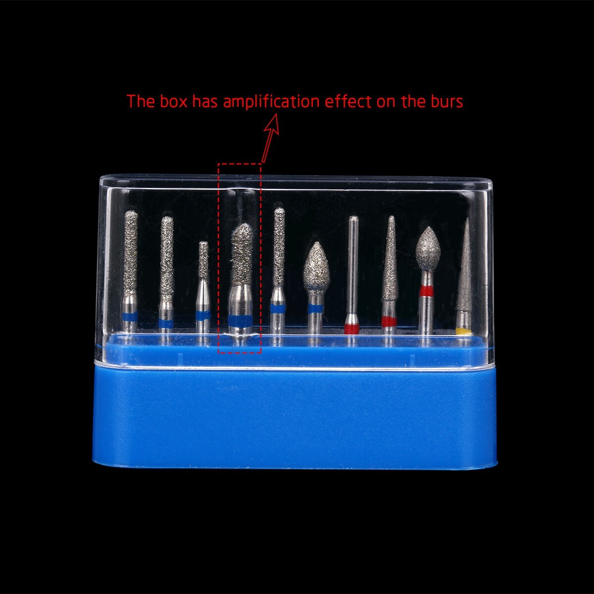 10pcs Dental FG Crown Preparation Diamond Burs Anterior Teeth Drills Kit FG-112