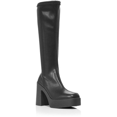 Женские сапоги до колена на платформе BILLY Black на платформе Aqua Womens 9 Medium (B,M) BHFO 9044
