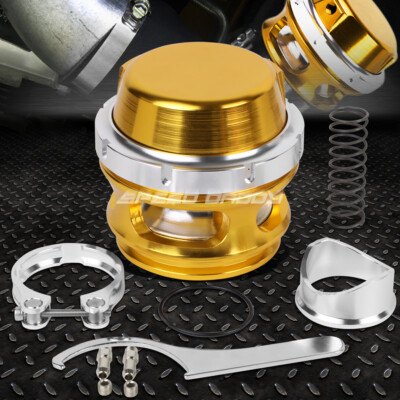 50-МИЛЛИМЕТРОВЫЙ АЛЮМИНИЕВЫЙ ТУРБОКОМПРЕССОР GOLD TURBO TURBOCHARGER V-ОБРАЗНЫЙ ВЫПУСКНОЙ КЛАПАН BOV С НАДДУВОМ НА 35 ФУНТОВ на квадратный ДЮЙМ