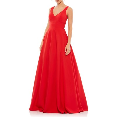 

Женское вечернее платье макси для выпускного вечера Ieena for Mac Duggal с завышенной талией BHFO 3915