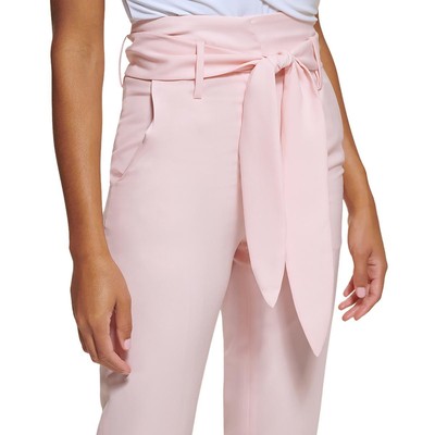 Женские розовые брюки на плоской подошве с завышенной талией DKNY 2 BHFO 1641