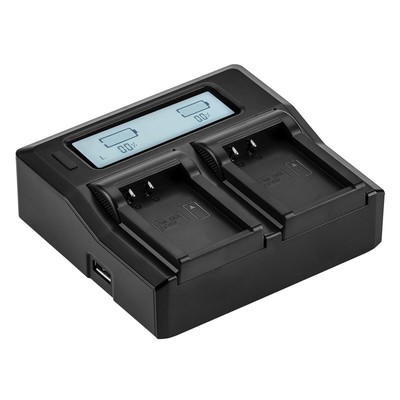 Зарядное устройство Green Extreme Dual Smart с ЖК-экраном для Canon LP-LPE17 #GXCH2LPE17