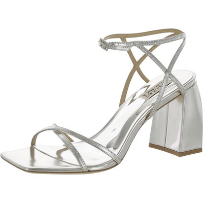 Женские туфли Badgley Mischka Ivanka на серебристом каблуке 9,5 см (B,M) BHFO 6744