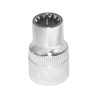 K Tool KTI-20712 12mm x 3/8¨ Drive Metric Spline Deep Socket (EA)