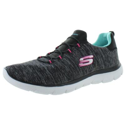 

Кроссовки Skechers Womens Summit - Quick Getaway серые 9.5 Medium (B,M) 0198, Black/light blue