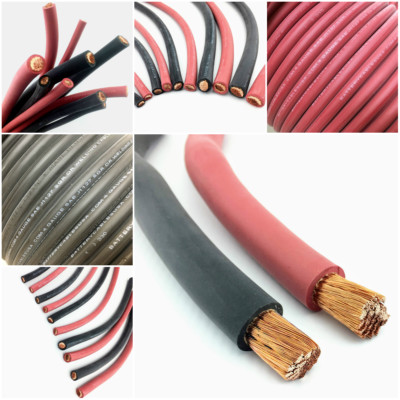 Welding Cable Flexible Rubber SGR Battery Cable SAE J1127 Pure Copper - USA Made