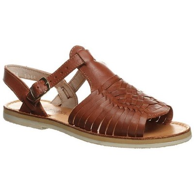 Женские кожаные плетеные сандалии Bearpaw Gloria с ремешком на пятке Huarache BHFO 3964