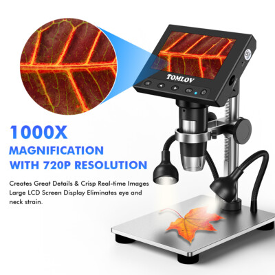 4.3 Inch LCD Video Microscope for Phone & Watch Repair Soldering PCB Inspection