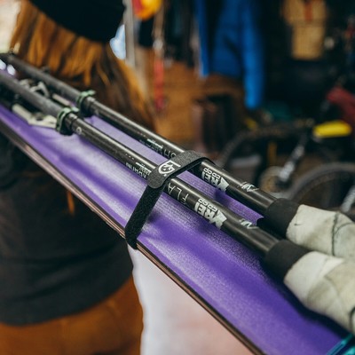 Gear Aid 3/4" Wide Fast Wrap Gear Organizing Strap 2-Pack - Black