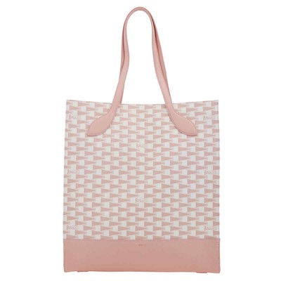 Pre-owned Bally Pennant Print Keep On Tote Bag Wae03f Tp046 I3h2o In Oro