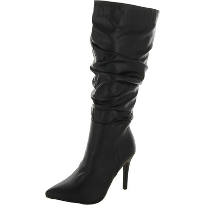 

Черные женские сапоги до колена Journee Collection Shoes 9 Medium (B,M) BHFO 7797, Черный, BHFOXWC