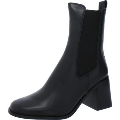 Женские серебристо-черные ботинки Челси Steve Madden 9.5 Medium (B,M) BHFO 7545