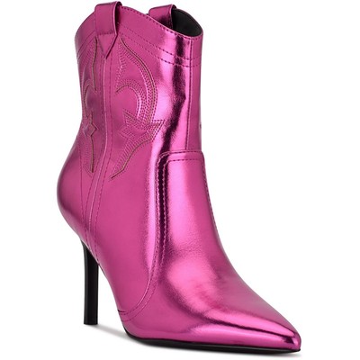 

Nine West Womens Flows 3 Розовый ковбой, сапоги в стиле вестерн 9 Средний (B,M) BHFO 2981, Medium pink, Flows 3