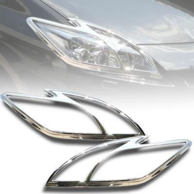 アクセサリー PRIUS- COVER HEAD LAMP LIGHT CHROME TRIM FOR TOYOTA PRIUS ZVW 30