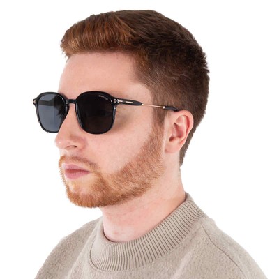 Pre-owned Tom Ford Smoke Square Men's Sunglasses Ft0893-k 01a 56 Ft0893-k 01a 56 In Gray