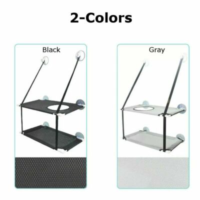 2 Layer Cat Window Perch Pet Cat Hammock Sleeping Hanging Beds Seat Mount Stack