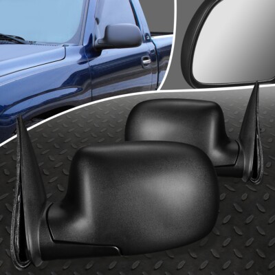 ДЛЯ 99-07 SILVERADO SIERRA PAIR OE STYLE РУЧНОЕ ДВЕРНОЕ ЗЕРКАЛО БОКОВОГО ОБЗОРА СЛЕВА + СПРАВА