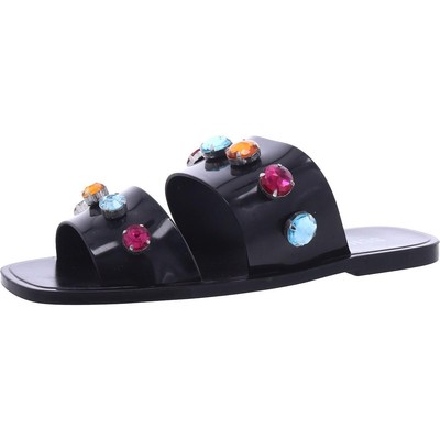Женские черные босоножки Schutz Jelly Slide 7 среднего размера (B,M) BHFO 1297