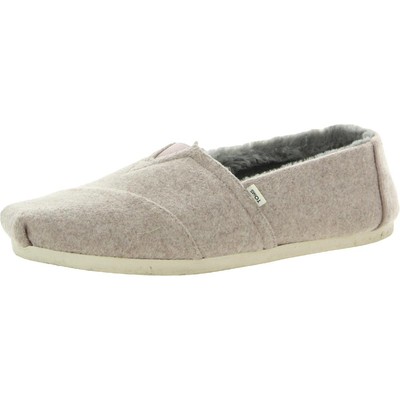 

Фиолетовые лоферы без шнуровки Toms Womens Alpargata 10 Medium (B,M) BHFO 5926, Pale mauve two tone felt