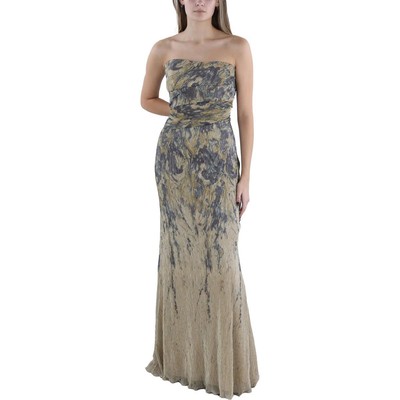 Женское плиссированное вечернее платье чайной длины из коллекции Rene Ruiz, BHFO 1836