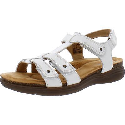 Женские туфли Clarks April Cove с удобной стелькой и кожаным ремешком на щиколотке BHFO 4270