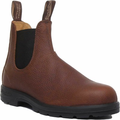 Pre-owned Blundstone 1445 Leather Lined In Pebbled Brow In Brown Size Us 7 - 13