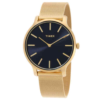 Женские кварцевые часы Timex Transcend с черным циферблатом TW2W19700
