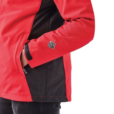 Pre-owned Stormtech Mens Atmosphere 3-in-1 Performance Jacket (waterproof, (bc3074) In Stadium Red/black