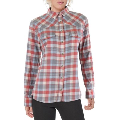 JACHS Girlfriend Womens Pink Collar Blouse Button-Down Top Shirt M BHFO 2654