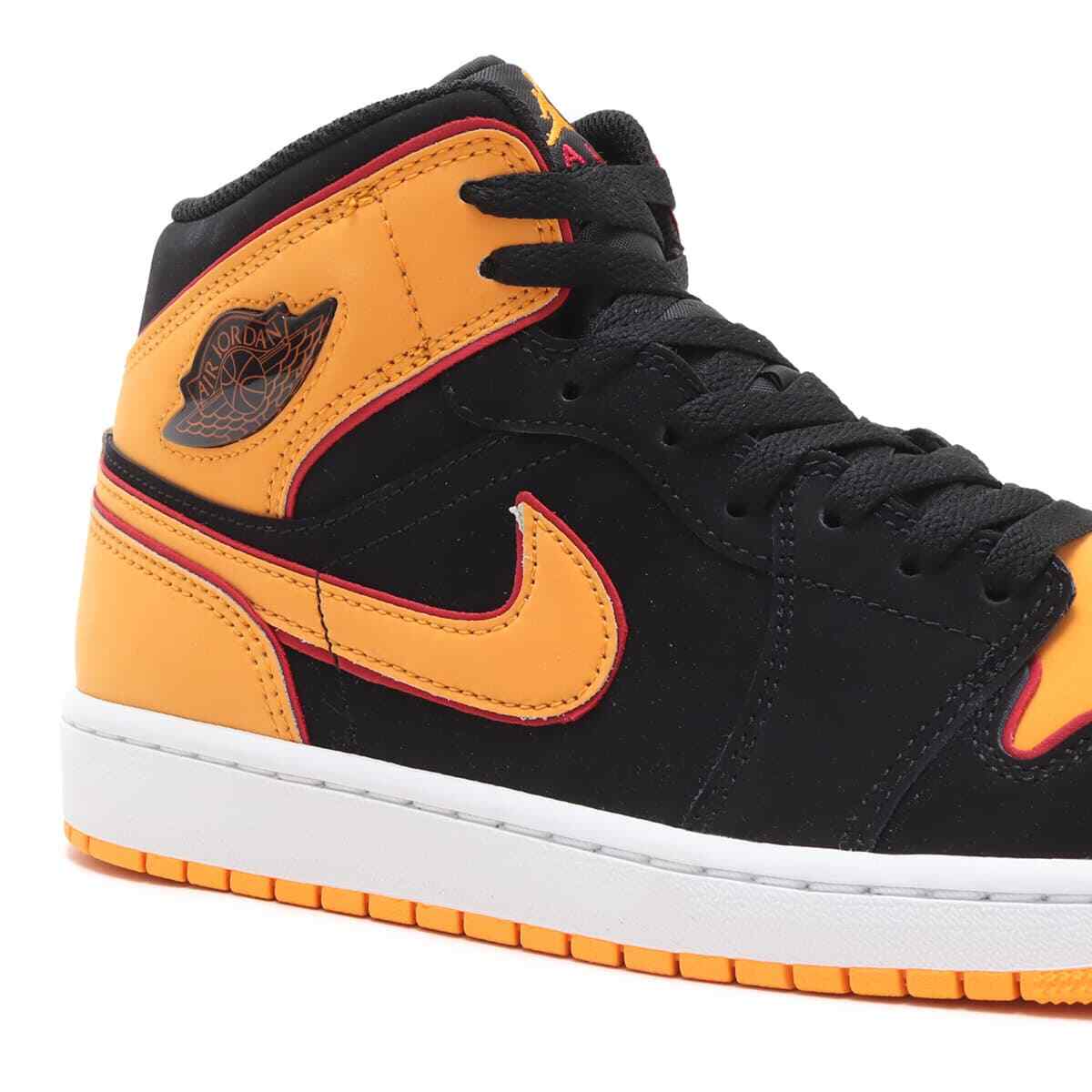 Pre-owned Jordan Nike Air  1 Mid Se "vivid Orange" Fj4923-008 Men's Sneakers [us7.5-12]