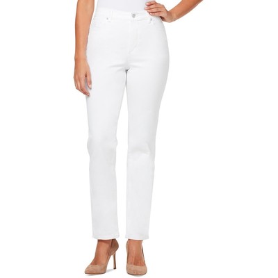 Женские джинсы с прямыми штанинами Gloria Vanderbilt Amanda White, 14Р BHFO 8961