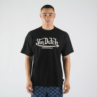 

Мужская футболка Von Dutch Originals Lennon SS Lifestyle черный, Von Dutch Originals Lennon SS Lifestyle T-Shirt