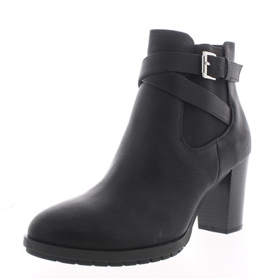 Style & Co. Womens Laleen  Black Ankle Boots Shoes 6 Medium (B,M) BHFO 1585