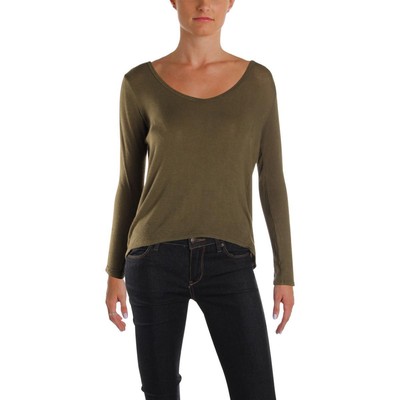 

Женский зеленый вязаный пуловер с рукавами 3/4 C-C Califonia, рубашка  BHFO 1533