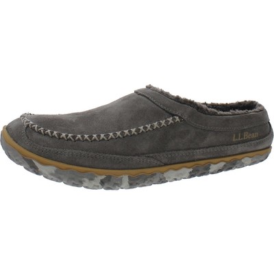 Мужские шлепанцы с потертостями на коричневой мягкой стельке LL Bean 7 Medium (D) BHFO 8646