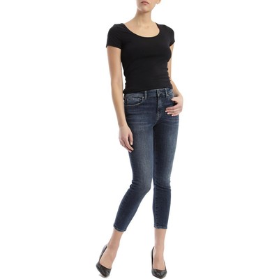 

Женские джинсы скинни Mavi Jeans Tess Blue с высокой посадкой  BHFO 8306, Dark cashmere