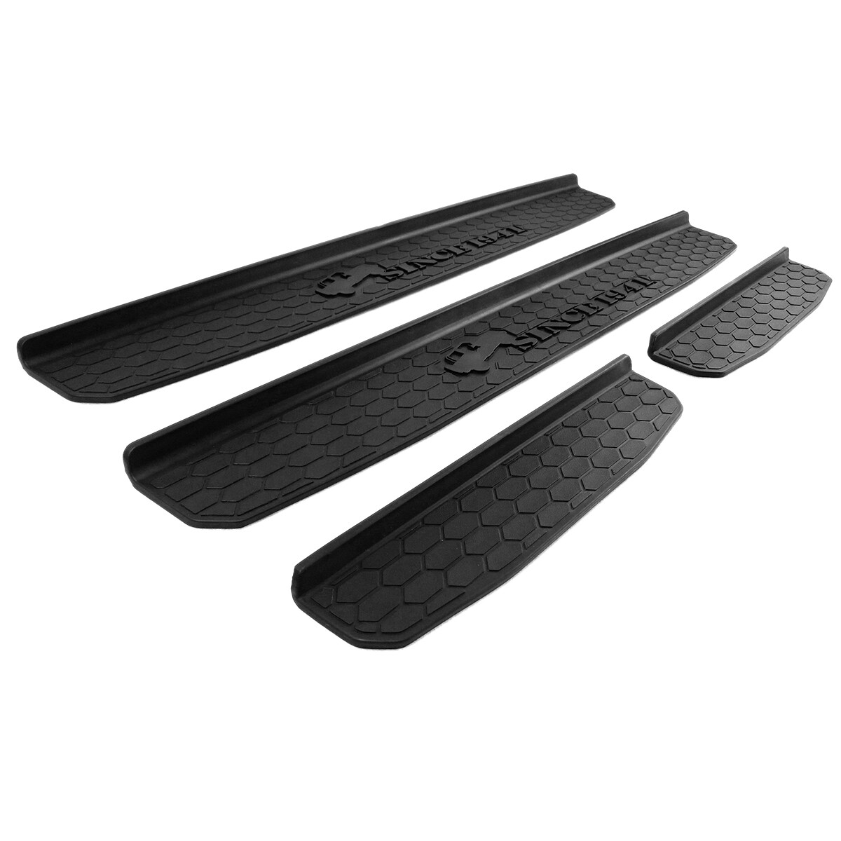 4 Door Sill Guards Entry Plate Cover for 20182021 Jeep Wrangler JL