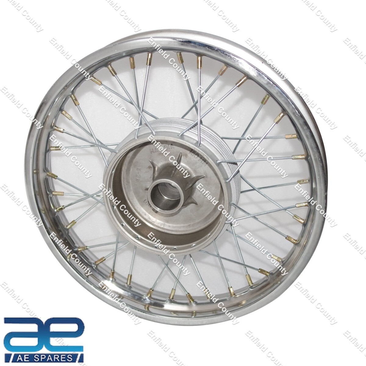 Complete 16" Wm2 Jawa 250 350 Cw 36 Holes Wheel Rim Chrome Plated With Spoke 