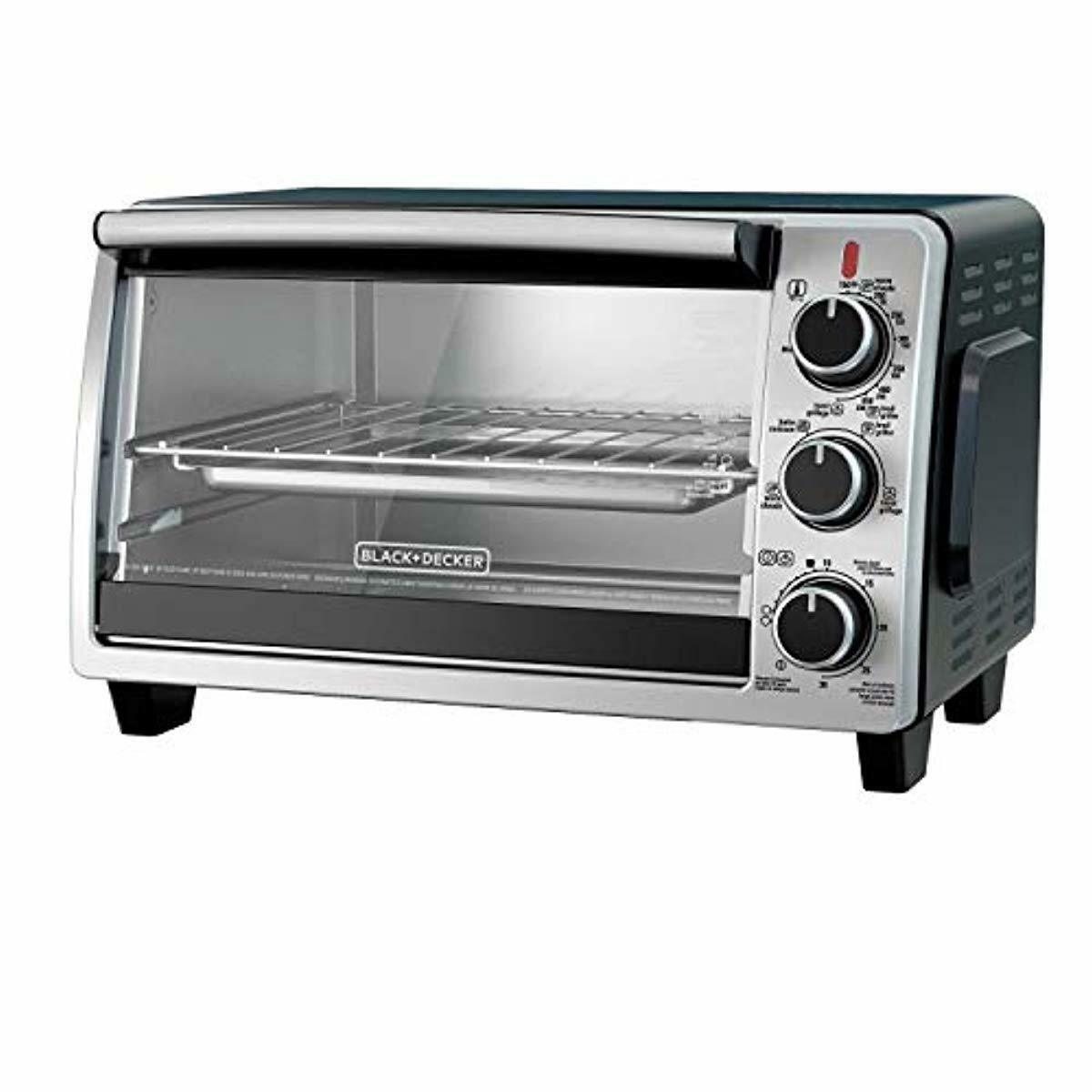 Black Decker 6 Slice Convection Countertop Toaster Oven Bake Pan