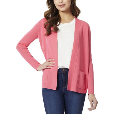 

Розовый женский многослойный кардиган с открытым передом Jones New York  BHFO 3103, Camellia
